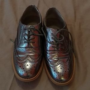 Chrome Saddle Shoes